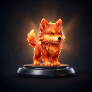 Ember Wolf Pup